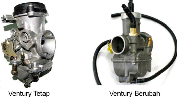 Tipi di carburatore motociclistico in base alla valvola del gas e alla forma di Venturi