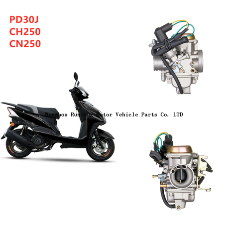 Carburatore per ciclomotore scooter Honda CH250 CN250 CF250 da 30 mm